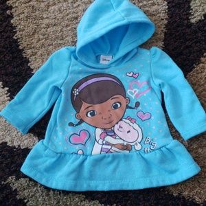 Girls Doc McStuffins hoodie sweater